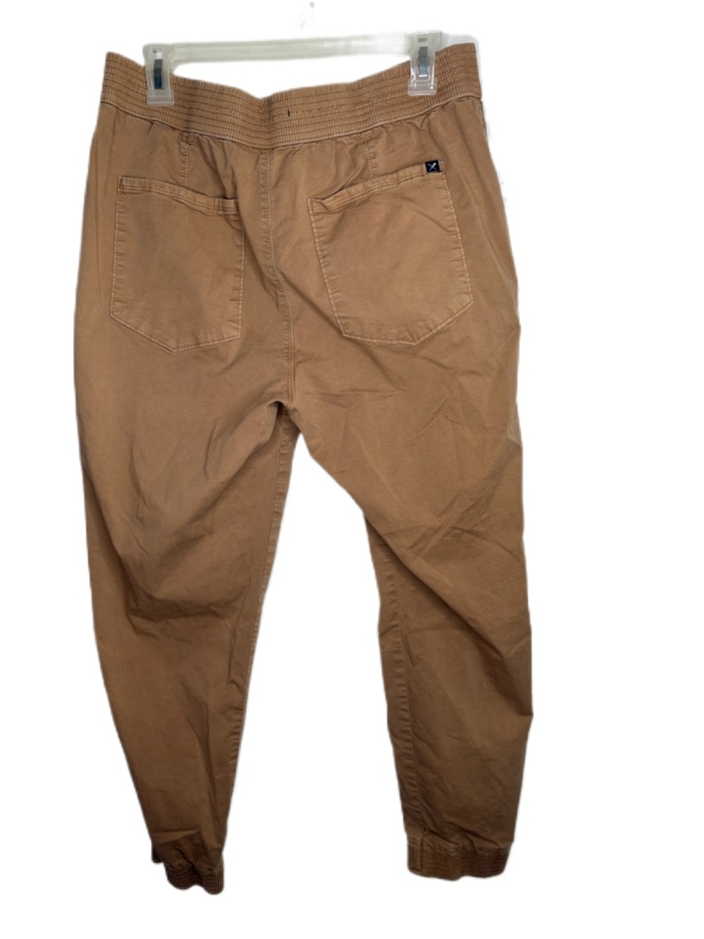 Denver Hayes Cotton Joggers in Brown Tan 10 - Picture 7 of 11
